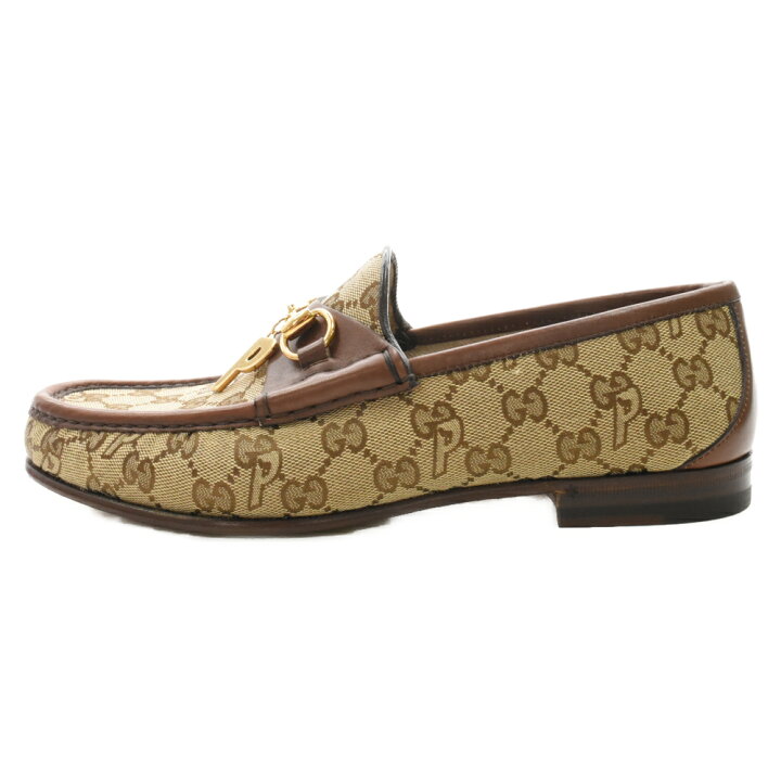 楽天市場】GUCCI(グッチ) サイズ:9 ×PALACE GG-P Canvas Horsebit P 