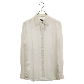 TOM FORD(トムフォード) サイズ:39 LONG-SLEEVED SHIRTS ボタン長袖シャツ 3FT800 94B2RB【中古】【程度B】【カラーホワイト】【取扱店舗BRING THRIFT CLOSET】