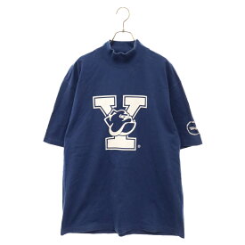 Calvin Klein(カルバンクライン) サイズ:S 19SS OVERSAIZED YALE UNIVERSITY T-SHIRT オーバーサイズド エール ユニバーシティ プリント 半袖Tシャツ カットソー ブルー 91MWTE05【中古】【程度B】【カラーブルー】【取扱店舗BRING THRIFT CLOSET】