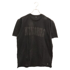 FRAGMENT DESIGN(フラグメントデザイン) サイズ:XXL ×AKA SIX by simon barker×エーケーエー バイ サイモンバイカー MEMORIES ラメプリント半袖Tシャツ カットソー ブラック【中古】【程度B】【カラーブラック】【取扱店舗BRING THRIFT CLOSET】