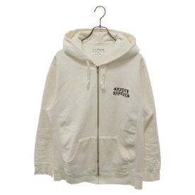 WACKO MARIA(ワコマリア) サイズ:XL HEAVY WEIGHT FULL ZIP HOODED SWEAT SHIRT フルジップアップフーディ スウェットパーカー ホワイト GP-Z0001-BLANKLINE【中古】【程度B】【カラーホワイト】【取扱店舗BRING札幌店】