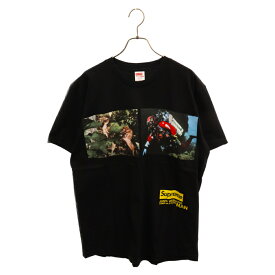 SUPREME(シュプリーム) サイズ:M 21AW×JUNYA WATANABE COMME des GARCONS MAN Nature Tee ジュンヤワタナベコムデギャルソンマン ネイチャー プリント クルーネック カットソー 半袖Tシャツ【中古】【程度A】【カラーブラック】【取扱店舗BRING渋谷ANNEX店】