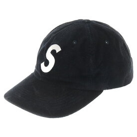 SUPREME(シュプリーム) 21SS Fine Wale Corduroy S Logo 6-Panel コーデュロイ Sロゴ キャップ 帽子 ネイビー【中古】【程度B】【カラーネイビー】【オンライン限定商品】