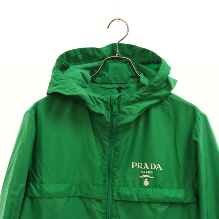 楽天市場】PRADA(プラダ) サイズ:48 RE-NYLON フロントロゴ ジップ 