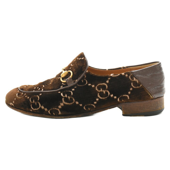 楽天市場】GUCCI(グッチ) サイズ:9 ホースビット GGベルベット 