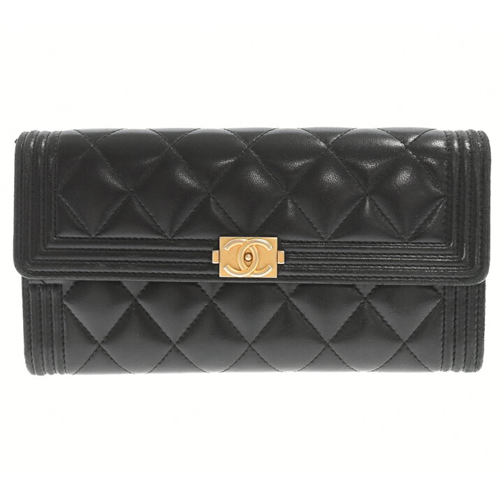 楽天市場】CHANEL(シャネル) ボーイシャネル ラムキン レザー 