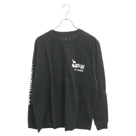 UNIFORM EXPERIMENT(ユニフォームエクスペリメント) サイズ:3 ×fragment design JAZZY 5 L/S TEE フラグメントデザイン ジャージー5 長袖Tシャツ ブラック UE-230003【新古品/中古】【程度S】【カラーブラック】【取扱店舗BRING THRIFT CLOSET】