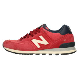 New Balance(ニューバランス) サイズ:27.0cm 574 Pennant Pack ペナント パック ローカットスニーカー レッド US9/27cm ML574PRD【中古】【程度B】【カラーレッド】【オンライン限定商品】