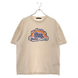 LOUIS VUITTON(ルイヴィトン) サイズ:L 23SS レインボープリンテッド フロントプリント 半袖Tシャツ カットソー ホワイト RM231 NPL HOY78W【中古】【程度B】【カラーホワイト】【取扱店舗原宿】