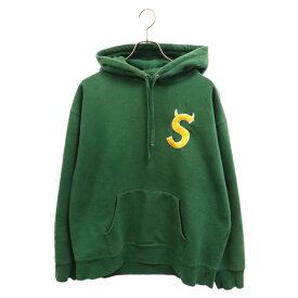 SUPREME(シュプリーム) サイズ:L 22AW S Logo Hooded Sweatshirt Dark Green Sロゴフーデッドスウェットプルオーバーフーディ パーカー グリーン【中古】【程度B】【カラーグリーン】【取扱店舗原宿】