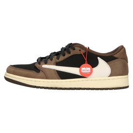 NIKE(ナイキ) サイズ:US9.5/27.5cm ×TRAVIS SCOTT AIR JORDAN 1 LOW OG SP-T CQ4277-001 トラビス・スコット エアジョーダン1 ローカットスニーカー ブラウン US9.5/27.5cm【中古】【程度A】【カラーブラウン】【取扱店舗BRING札幌店】