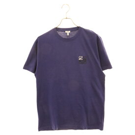 LOEWE(ロエベ) サイズ:M ANAGRAM POCKET T SHIRT アナグラム 半袖Tシャツ カットソー ネイビー H526Y22X75【新古品/中古】【程度S】【カラーネイビー】【取扱店舗新宿】