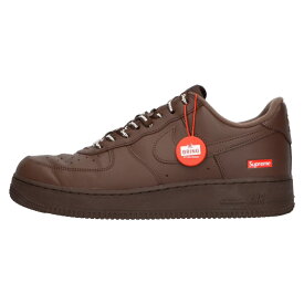 NIKE(ナイキ) サイズ:US9/27cm 23AW×SUPREME AIR FORCE 1 LOW BAROQUE BROWN シュプリーム エアフォース1 ローカットスニーカー ブラウン CU9225-200 US9/27cm【中古】【程度B】【カラーブラウン】【取扱店舗BRING KICKS】
