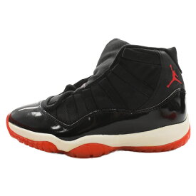 NIKE(ナイキ) サイズ:26.5cm AIR JORDAN 11 ORIGINAL BRED エアジョーダン 11 オリジナル ブレッド ハイカットスニーカー US8.5/26.5cm ブラック 130245-062【新古品/中古】【程度S】【カラーブラック】【オンライン限定商品】