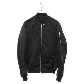 Rick Owens(リックオウエンス) サイズ:48 17AW バックディテール ボンバージャケット MA-1 ブルゾン ブラック RU17F8798-MU【中古】【程度B】【カラーブラック】【取扱店舗BRING渋谷ANNEX店】