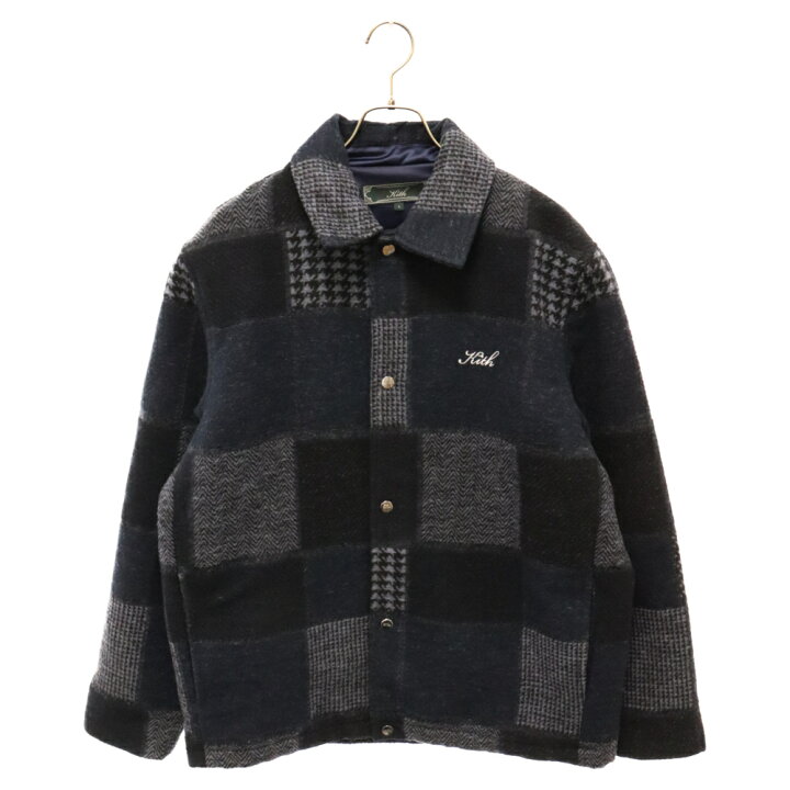 楽天市場】KITH(キス) サイズ:L パッチワーク ウール コーチジャケット 