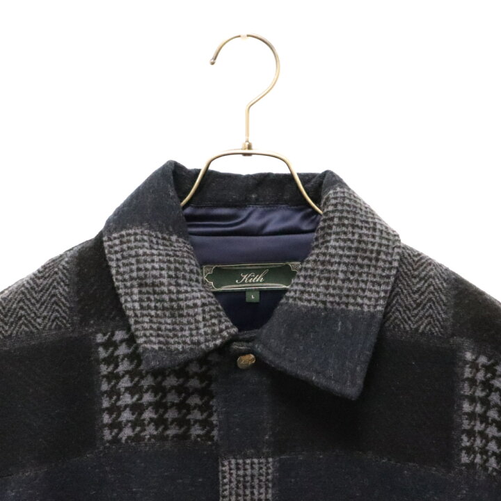 楽天市場】KITH(キス) サイズ:L パッチワーク ウール コーチジャケット 