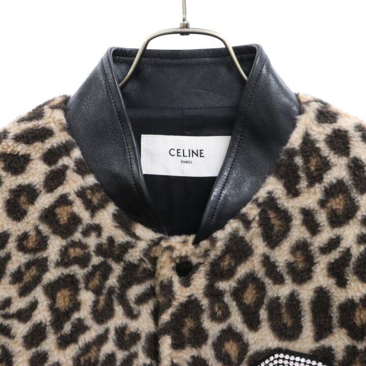 セリーヌ Hedi Slimane 22AW レオパードエンブロイダリー ニット  