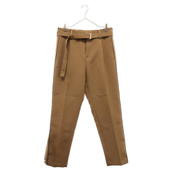 sacai チェックパンツサイズ2 ニット11aw M ジョガージャージ