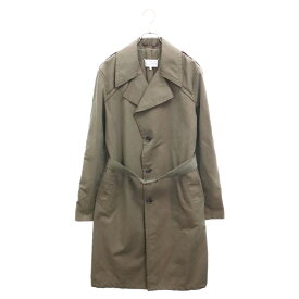 Maison Margiela(メゾンマルジェラ) サイズ:48 18SS デコルティケ コットントレンチコート カーキ S50AH0049【中古】【程度A】【カラーグリーン】【オンライン限定商品】