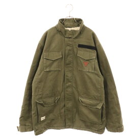 ROCAWEAR(ロカウェア) サイズ:2XL ジップアップ ミリタリージャケット カーキ【中古】【程度B】【カラーグリーン】【オンライン限定商品】