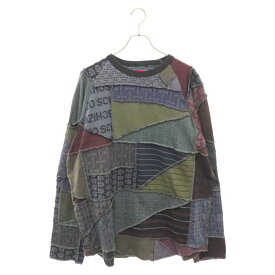 SUPREME(シュプリーム) サイズ:L 23SS Patchwork Jacquard L/S Top .パッチワークジャカード 長袖Tシャツ カットソー マルチカラー【中古】【程度A】【カラーマルチカラー】【取扱店舗BRING梅田茶屋町店】