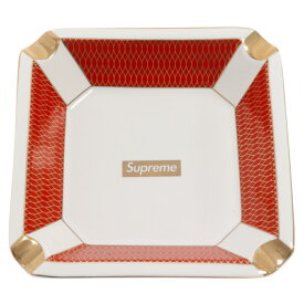 SUPREME(シュプリーム) 22AW Small Ashtray スモールアッシュトレイ灰皿 ホワイト/レッド【中古】【程度B】【カラーホワイト】【オンライン限定商品】