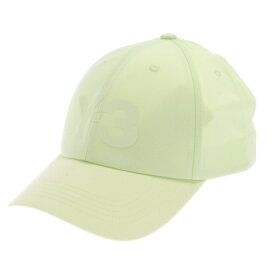 Y-3(ワイスリー) サイズ:OS LOGO CAP ロゴデザイン 6パネルキャップ 帽子 グリーン HD3310【新古品/中古】【程度S】【カラーグリーン】【オンライン限定商品】