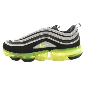 NIKE(ナイキ) サイズ:US8/26.0cm AIR VAPORMAX 97 エアベイパーマックス ローカットスニーカー AJ7291-001 ボルト/ブラック US8/26.0cm【中古】【程度A】【カラーブルー】【オンライン限定商品】