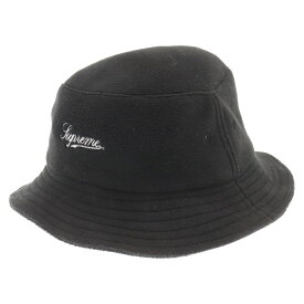 SUPREME(シュプリーム) 17AW Polartec Fleece Crusher Hat ポーラーテック フリースクラッシャー ハット 帽子 ブラック【中古】【程度B】【カラーブラック】【オンライン限定商品】