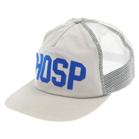 SUPREME(シュプリーム) 23SS HOSP Mesh Back 5-Panel エイチオーエスピー フロッキープリント メッシュキャップ 帽子 グレー【中古】【程度B】【カラーグレー】【オンライン限定商品】