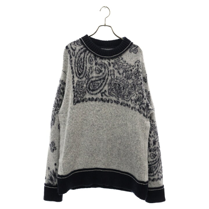 楽天市場】Sacai(サカイ) サイズ:2 Bandana Jacquard Knit Pullover 22 