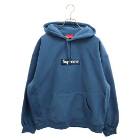 SUPREME(シュプリーム) サイズ:XL 23AW Box Logo Hooded Sweatshirt ボックスロゴ スウェットプルオーバーパーカー ブルー【新古品/中古】【程度S】【カラーブルー】【取扱店舗新宿】