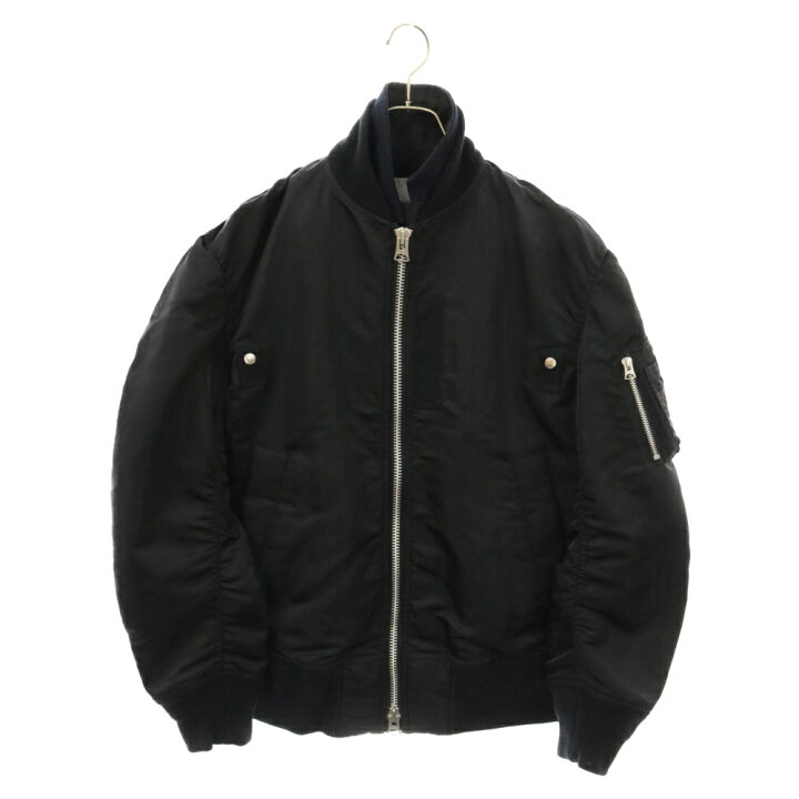 楽天市場】Sacai(サカイ) サイズ:1 19SS REMAKE LAYERED MA-1 BLOUSON 