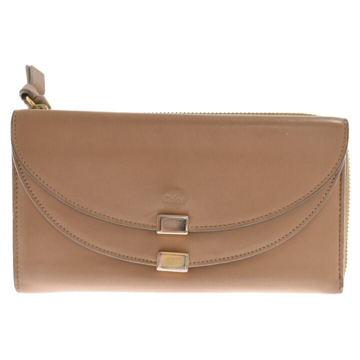 楽天市場】Chloe(クロエ) GEROGIA ジョージア ジップ 長財布 ベージュ  