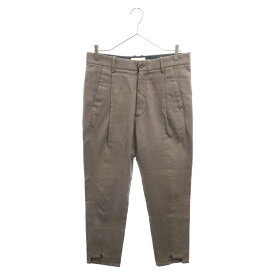 Jieda(ジエダ) サイズ:1 SWITCHING TUCK SLACKS PANTS スウィッチング タックパンツ スラックス ブラウン Jie-20S-PT05-A【新古品/中古】【程度S】【カラーブラウン】【オンライン限定商品】