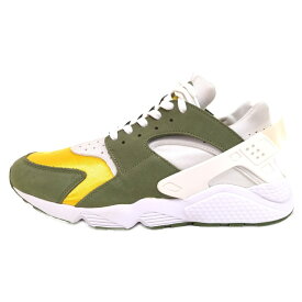 NIKE(ナイキ) サイズ:29.0cm ×STUSSY AIR HUARACHE LE DESERT OAK ステューシー エアハラチ デザートオーク ローカットスニーカー US11/29cm カーキ/ホワイト DD1381-300【中古】【程度A】【カラーグリーン】【オンライン限定商品】