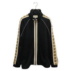 GUCCI(グッチ) サイズ:XXL 20SS Oversize Technical Jersey Jacket オーバーサイズド テクニカル ジャージ ジャケット ブラック 598861【中古】【程度B】【カラーブラック】【取扱店舗名古屋】