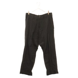 Y's(ワイズ) サイズ:3 Cotton Side Belted Pants コットンサイドベルテッドパンツ YV‐P13‐008 ブラック レディース【中古】【程度B】【カラーブラック】【オンライン限定商品】