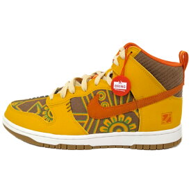 NIKE(ナイキ) サイズ:28.0cm DUNK HIGH Somos Familia Dia de Muertos DZ5354-045 ダンク ハイ ソモス ファミリア ディア デ ムエルトス ハイカットスニーカー US10/28cm イエロー【中古】【程度A】【カラーイエロー】【取扱店舗新宿】