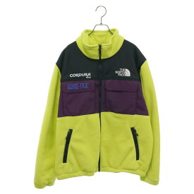 SUPREME(シュプリーム) サイズ:XL 18AW×THE NORTH FACE Expedition Fleece Jacket ザノースフェイス エクスペディションフリースジャケット イエロー NL71809I【中古】【程度B】【カラーイエロー】【オンライン限定商品】