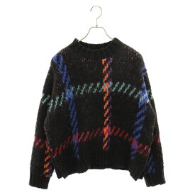 Sacai(サカイ) サイズ:2 23AW Jacquard Knit Pullover サイドボタンスリット ジャガードプルオーバーニットセーター 23-03202M マルチ【中古】【程度B】【カラーマルチカラー】【オンライン限定商品】