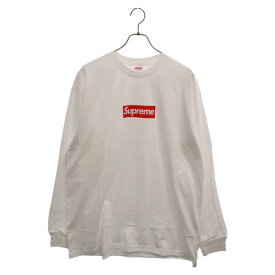 SUPREME(シュプリーム) サイズ:XL 20AW Box Logo L/S Tee ボックスロゴ ロングスリーブカットソー 長袖Tシャツ ホワイト【新古品/中古】【程度S】【カラーホワイト】【取扱店舗BRING梅田茶屋町店】