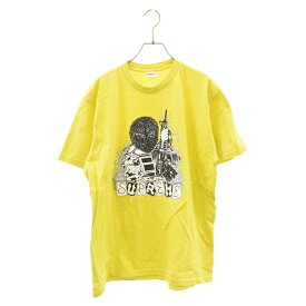 SUPREME(シュプリーム) サイズ:L 19AW Mercenary Tee マーセナリー プリント クルーネック カットソー 半袖Tシャツ イエロー【中古】【程度B】【カラーイエロー】【取扱店舗名古屋】