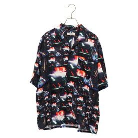 RADIALL(ラディアル) サイズ:L 21AW LOW AND SLOW - OPEN COLLARED SHIRT S/S ロウアンドスロー オープンカラーシャツ RAD-21AW-SH006 マルチ【中古】【程度A】【カラーマルチカラー】【オンライン限定商品】