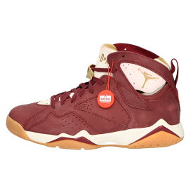 NIKE(ナイキ) サイズ:28.0cm Air Jordan7 Retro Championship Pack Cigar エアジョーダン7 レトロ チャンピオンシップ パック シガー ハイカットスニーカー 725093-630 ボルドー US10/28.0cm【新古品/中古】【程度S】【カラーレッド】【取扱店舗BRING福岡天神店】