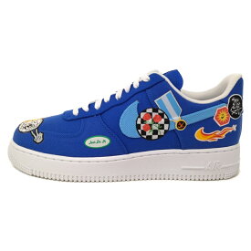 NIKE(ナイキ) サイズ:US10.5/28.5cm AIR FORCE 1 07 PRM Patched Up エアフォース1 ロー 07 パッチド アップ ローカットスニーカーシューズ ブルー US10.5/28.5cm DX2304-400【新古品/中古】【程度S】【カラーブルー】【オンライン限定商品】