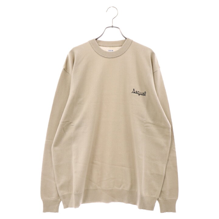 楽天市場】SEQUEL(シークエル) サイズ:L 23SS CREW NECK KNIT チェーン 