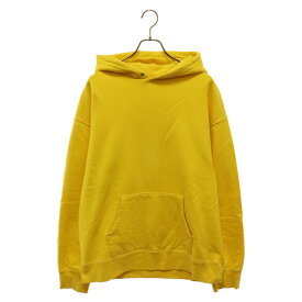 SUPREME(シュプリーム) サイズ:M 19AW Rhinestone Script Hooded Sweatshirt Yellow ラインストーン スクリプト プルオーバーパーカー フーディー イエロー【中古】【程度A】【カラーイエロー】【取扱店舗BRING仙台店】