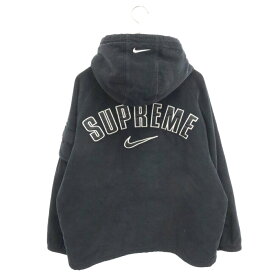 SUPREME(シュプリーム) サイズ:L 21SS NIKE Arc Corduroy Hooded Jacket DM1772-010 ナイキ アーチ コーデュロイジップジャケット ブラック【中古】【程度B】【カラーブラック】【取扱店舗名古屋】